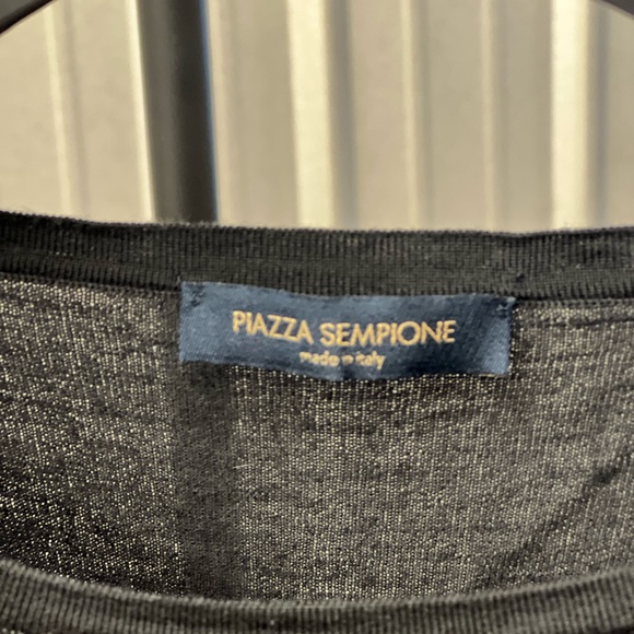 Piazza Sempione Black Short Sleeve Top - Picture 2 of 4